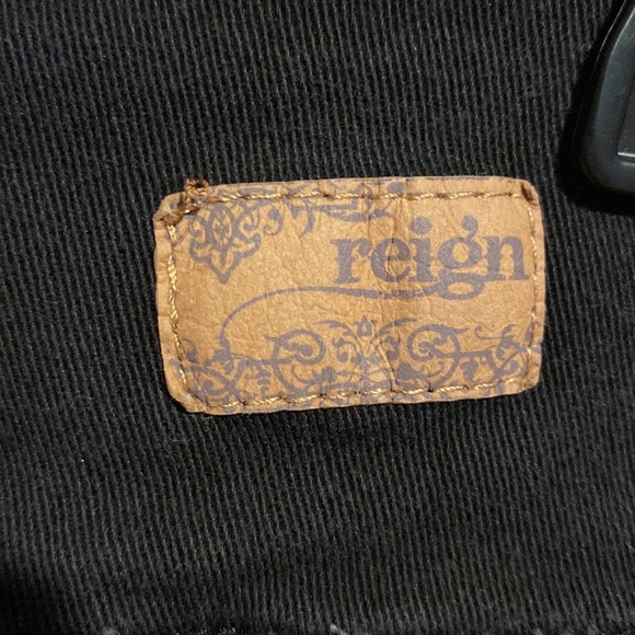 Reign Black Jean Shorts - Picture 3 of 4